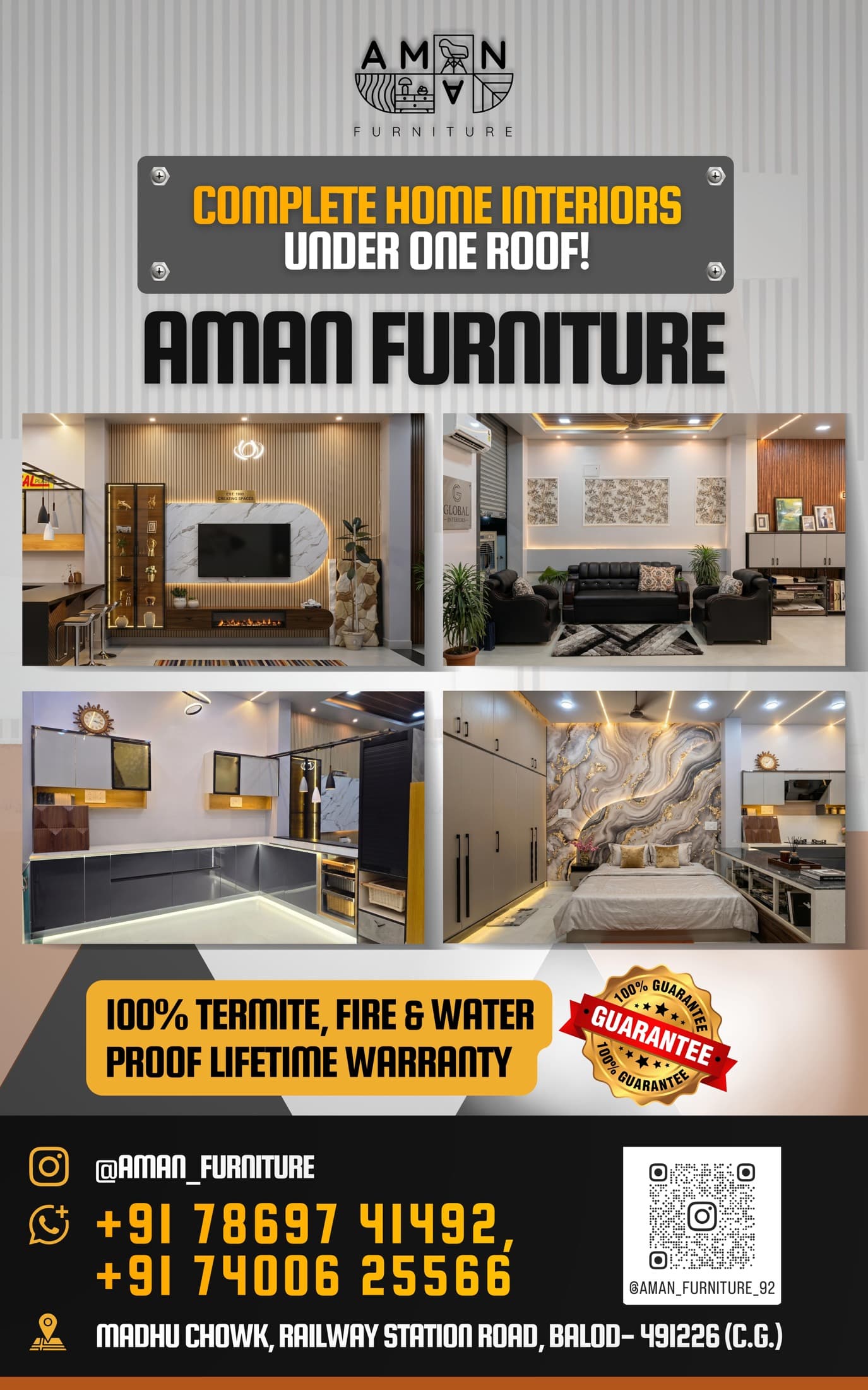 Home interior before a coordinated custom interior project