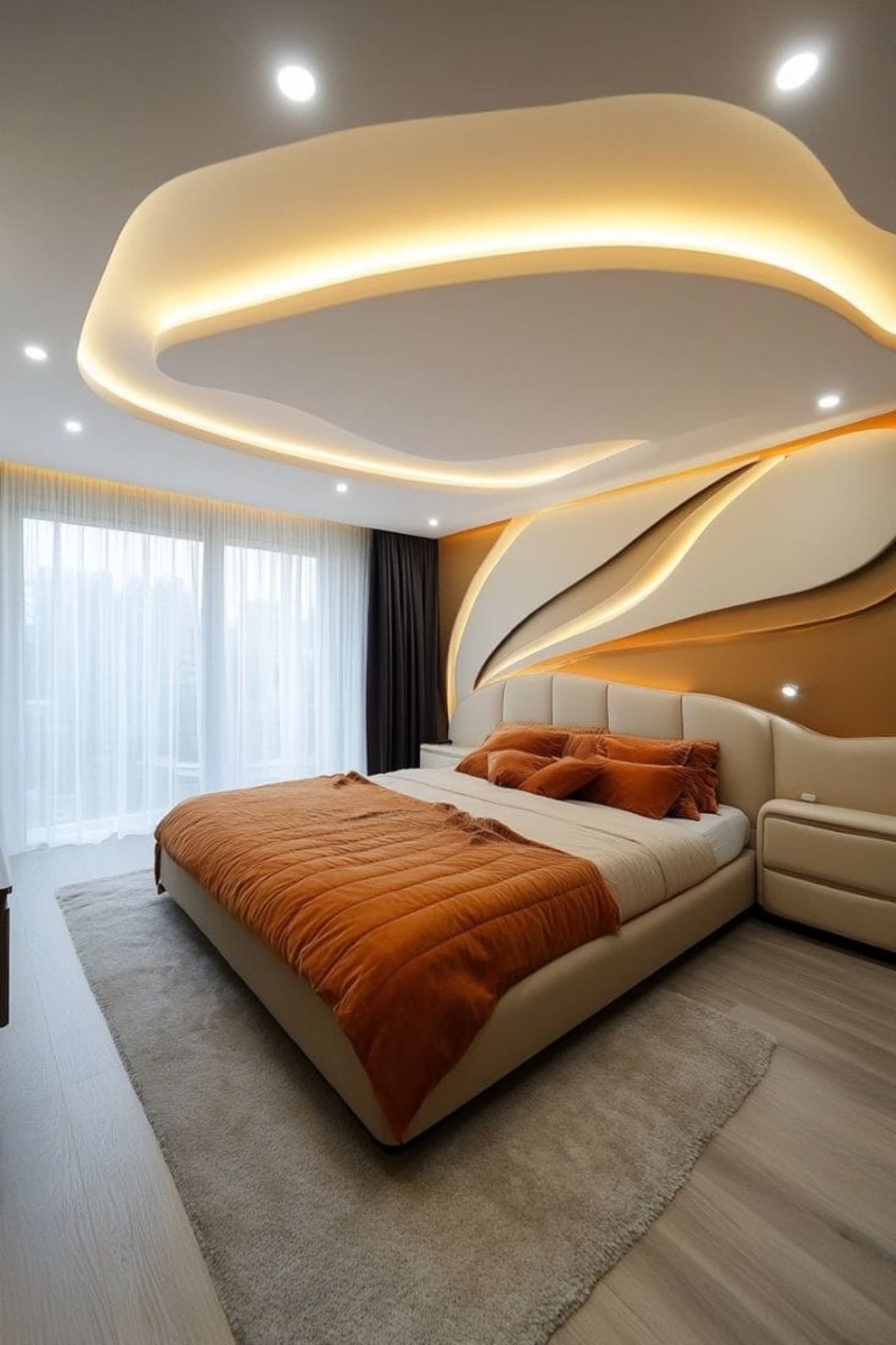 Decorative ceiling project by Aman Furniture